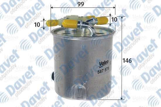 VALEO 587579 Yakit Filtresi (Mazot) Nissan Qashqai +2 1.5 Dci  ####